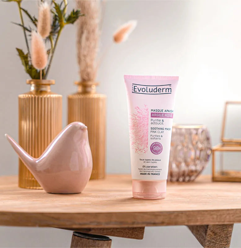 Masque Apaisant à l'Argile Rose