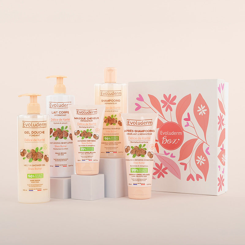 Délice de Karité Body and Hair Box + FREE Comb