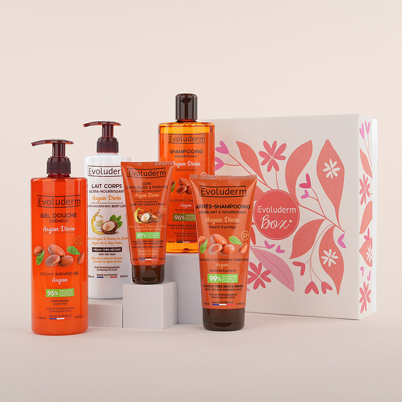 Argan Divin Body & Hair Hammam Box + Free Exfoliating Glove