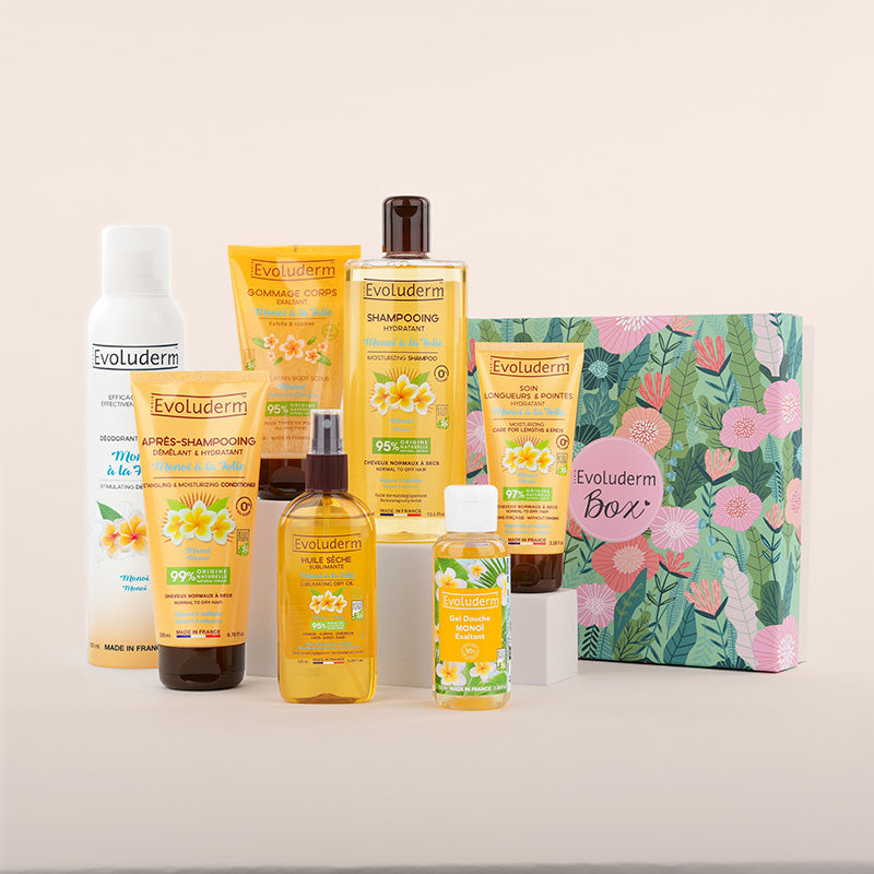Monoï à la Folie Heavenly Body & Hair Box + Free hairbrush