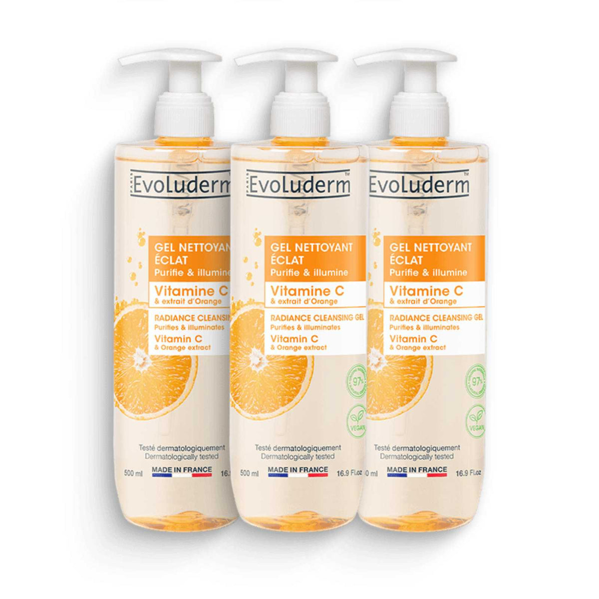Lot de 3 Gels Eclat Vitamine C