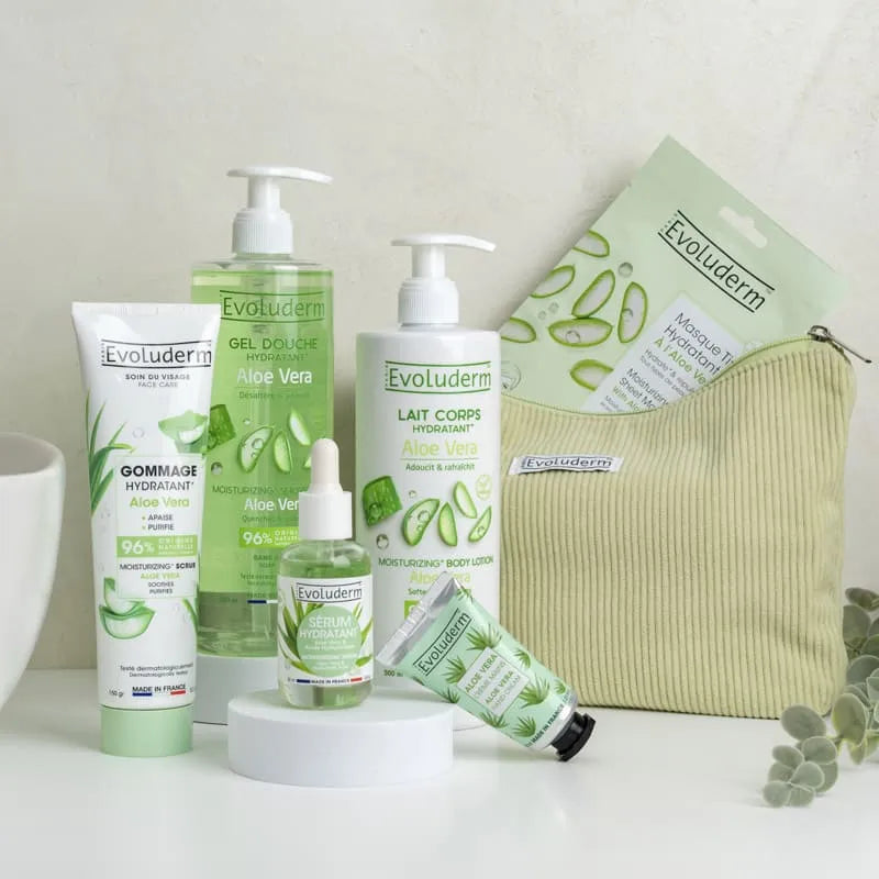 Feuchtigkeitspflege-Routine 100 % Aloe Vera