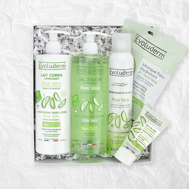 100% Aloe Vera Set für Gesicht und Körper