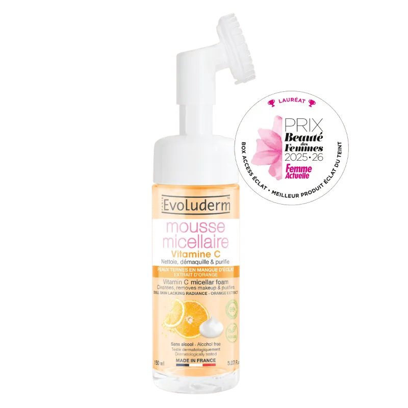 Mousse Micellaire Vitamine C de la marque Evoluderm