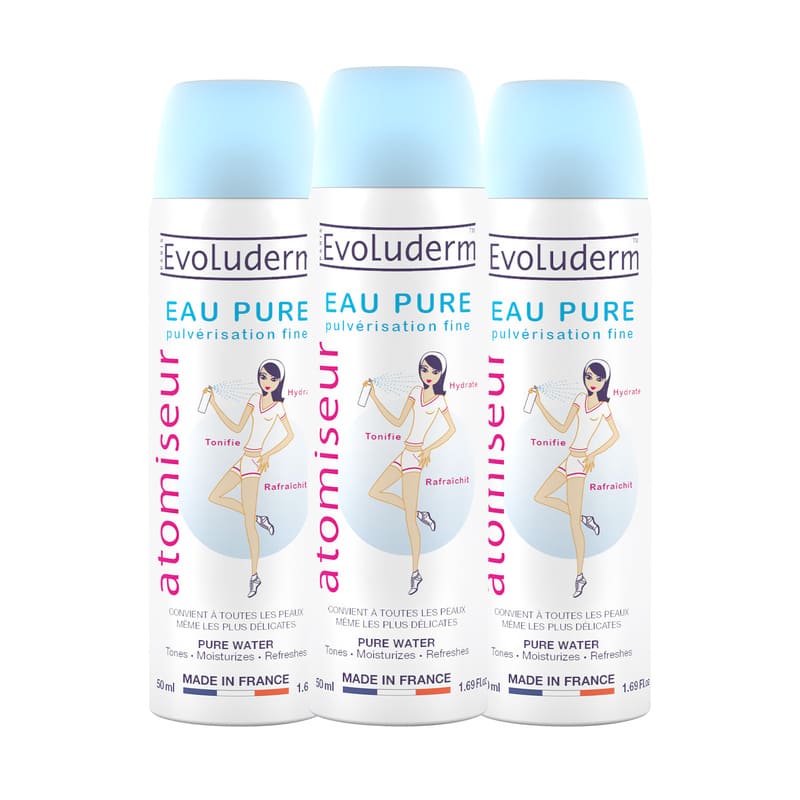 Lot de 3 Atomiseurs Eau Pure