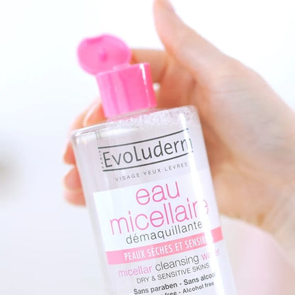 Eau Micellaire Démaquillante Peaux Sèches & Sensibles