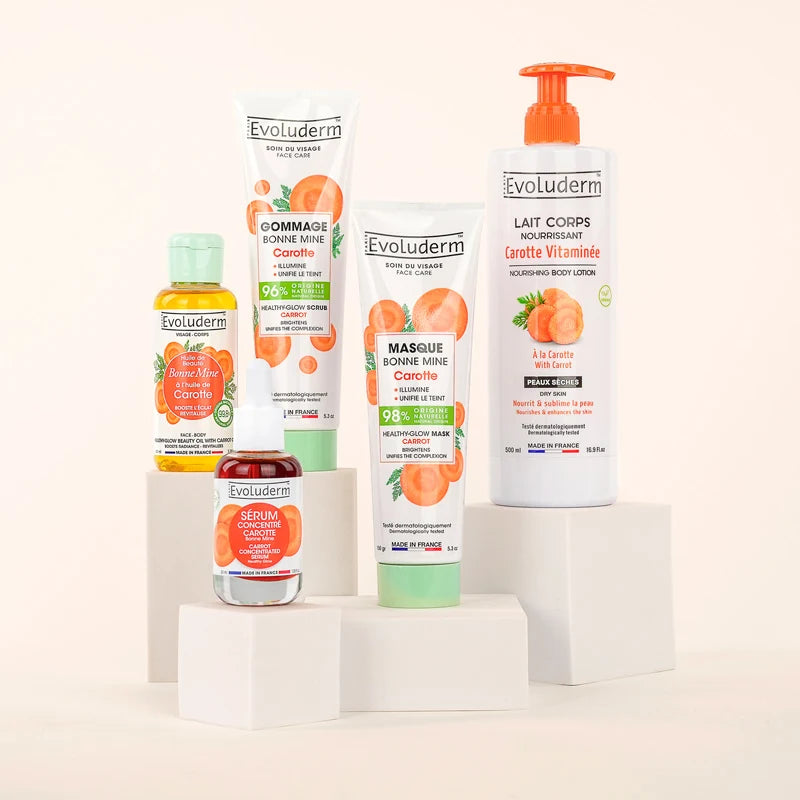 Routine Visage et Corps 100% Carotte + Pad Offert
