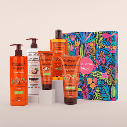 Coffret Hammam Corps & Cheveux Argan Divin