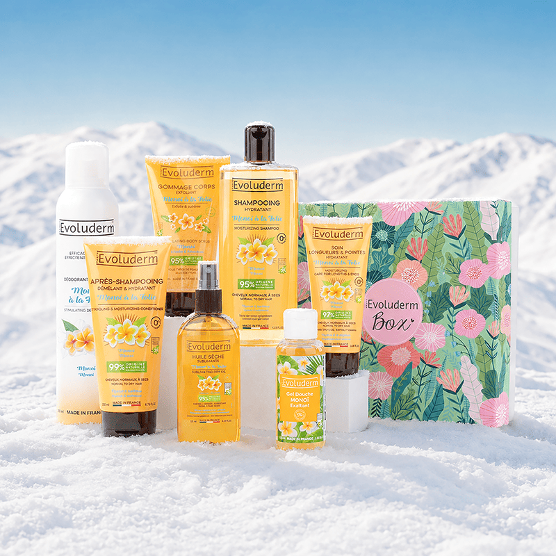 Coffret Paradisiaque 7 produits Corps & Cheveux Monoï à La Folie