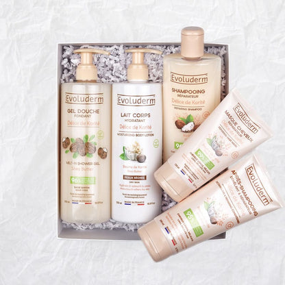 Délice de Karité Body and Hair Box + FREE Comb