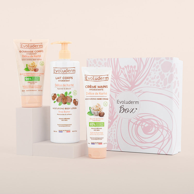 Délice de Karité Body Box + Free Exfoliating glove