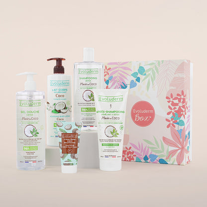 Geschenkset Kokosnuss für Körper & Haar