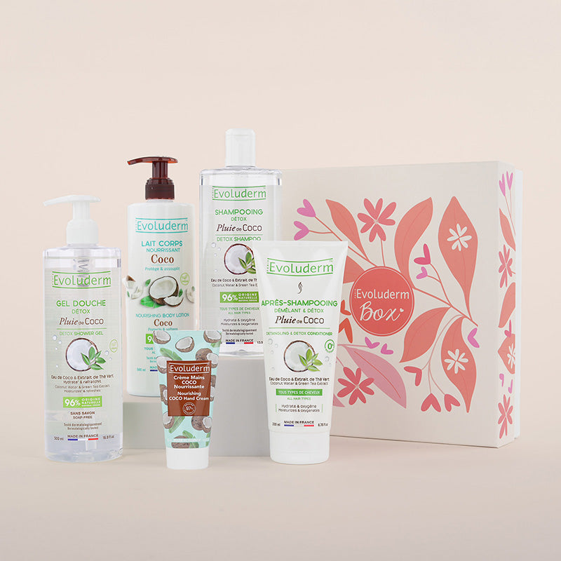 Geschenkset Kokosnuss für Körper & Haar