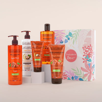 Argan Divin Body & Hair Hammam Box + Free Exfoliating Glove