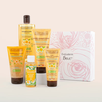 Idyllische Körper- & Haarpflege-Geschenkbox: Monoï à la Folie