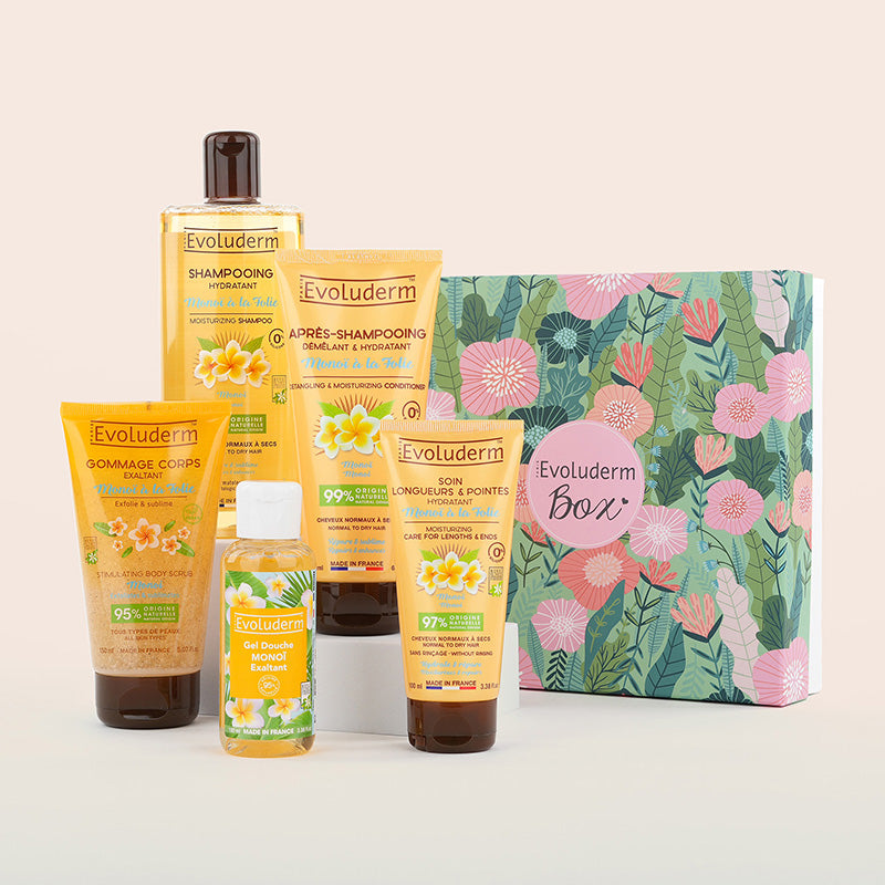 Idyllische Körper- & Haarpflege-Geschenkbox: Monoï à la Folie