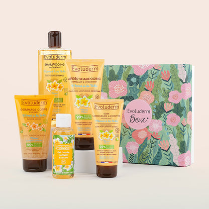 Idyllische Körper- & Haarpflege-Geschenkbox: Monoï à la Folie