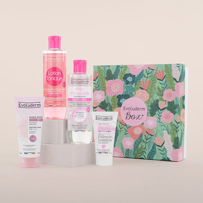 Sensitive Skin Facial Care Set + Free 2 Cotton