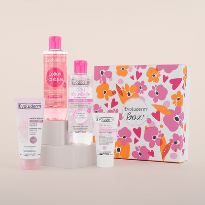 Sensitive Skin Facial Care Set + Free 2 Cotton