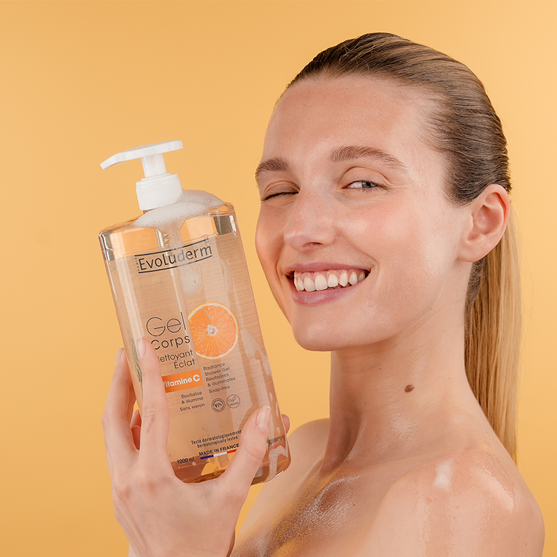 Gel Corps Nettoyant Éclat Vitamine C