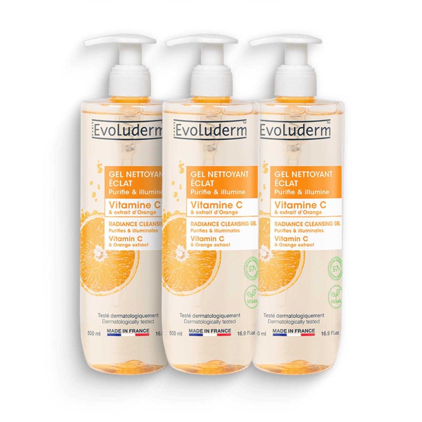 Lot de 3 Gels Eclat Vitamine C
