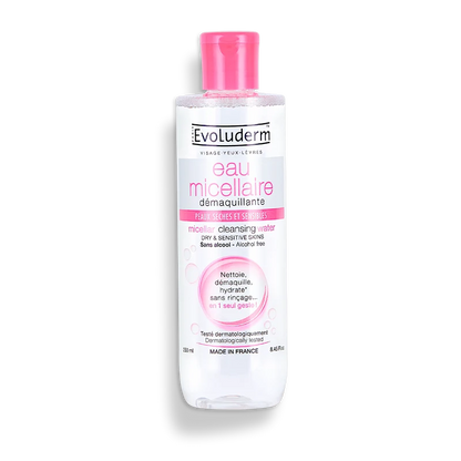 Eau Micellaire Démaquillante Peaux Sèches & Sensibles