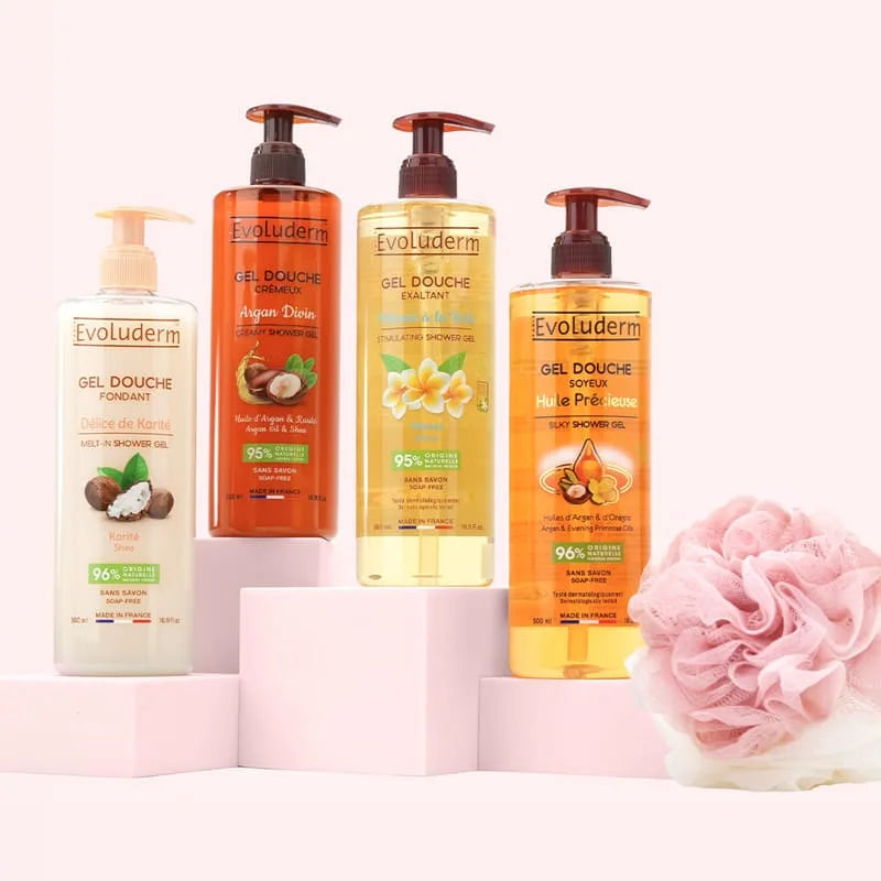 Discovery offer: 4 Shower Gels + 1 Free Shower Flower