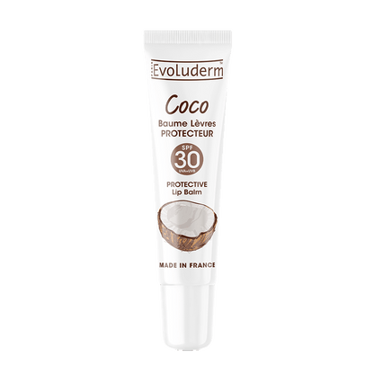 Baume Lèvres Protecteur SPF 30 Coco de la marque Evoluderm