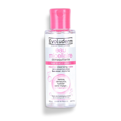 Eau Micellaire Démaquillante Peaux Sèches & Sensibles