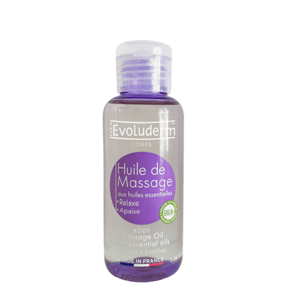 Huile de massage aux huiles essentielles