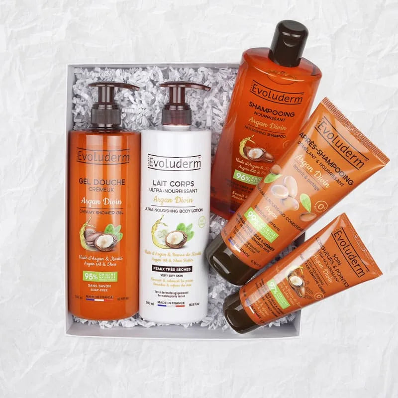 Argan Divin Body & Hair Hammam Box + Free Exfoliating Glove