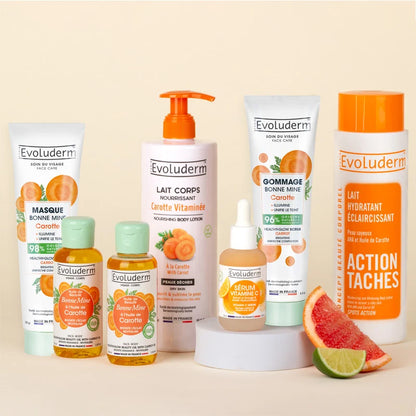 Routine Gesicht & Körper Ausstrahlung 7 Produkte + Peeling-Handschuh Gratis