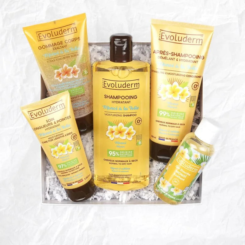Idyllische Körper- & Haarpflege-Geschenkbox: Monoï à la Folie