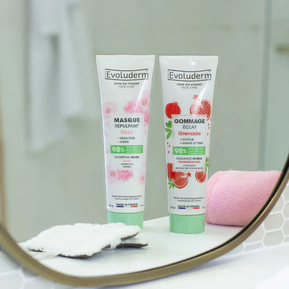 Facial Scrub and Mask Duo + Free Reusable Cotton