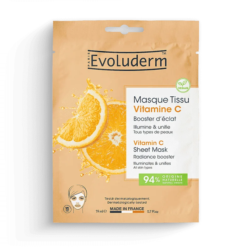 Masque Tissu Vitamine C de la marque Evoluderm