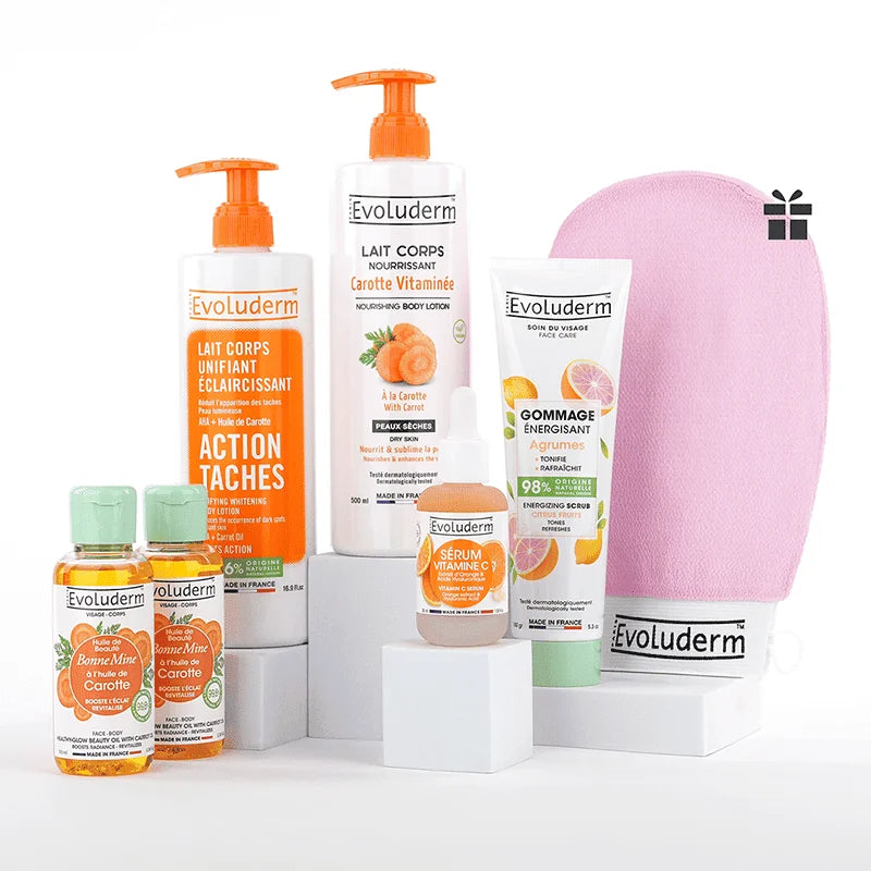 Routine Éclat Visage & Corps + Lait Éclaircissant