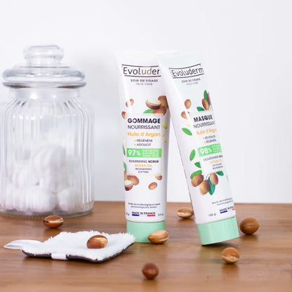 Facial Scrub and Mask Duo + Free Reusable Cotton