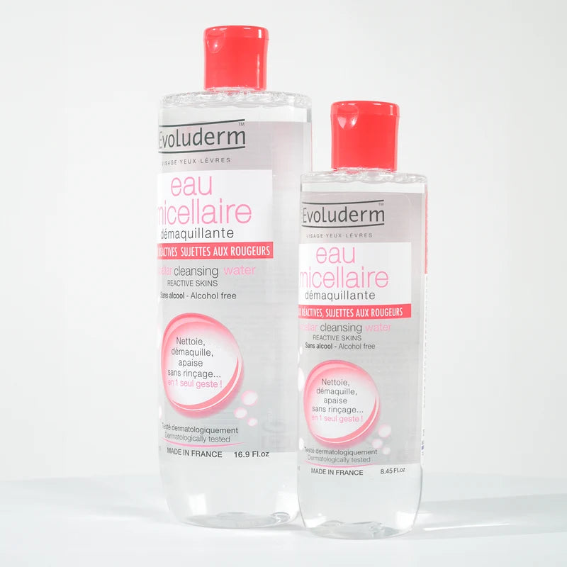 Eau Micellaire Démaquillante Peaux Réactives, Sujettes Aux Rougeurs