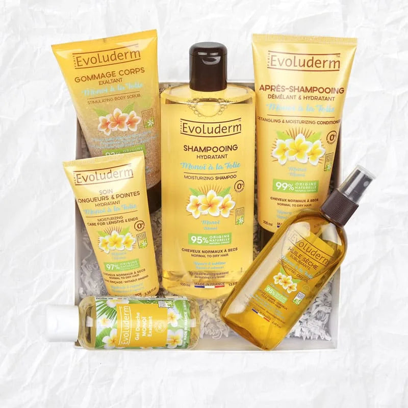 Monoï à la Folie Heavenly Body &amp; Hair Box + Free hairbrush