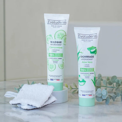 Facial Scrub and Mask Duo + Free Reusable Cotton
