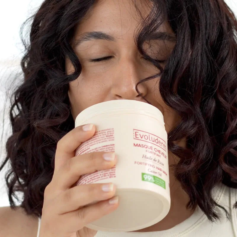 Routine Cheveux à l’Huile de Ricin – 3 Produits pour Cheveux Frisés, Secs ou Crépus + Pince Cheveux Offerte